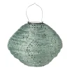 Xenos Lampionnen|Solar Verlichting-Solar barok lampion - groen - ø28x25 cm