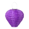 Xenos Lampionnen|Solar Verlichting-Solar barok lantaarn - paars - ø28x30 cm
