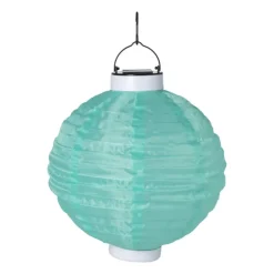 Xenos Lampionnen|Bruiloft-Solar tuinlampion - groen - ø25 cm