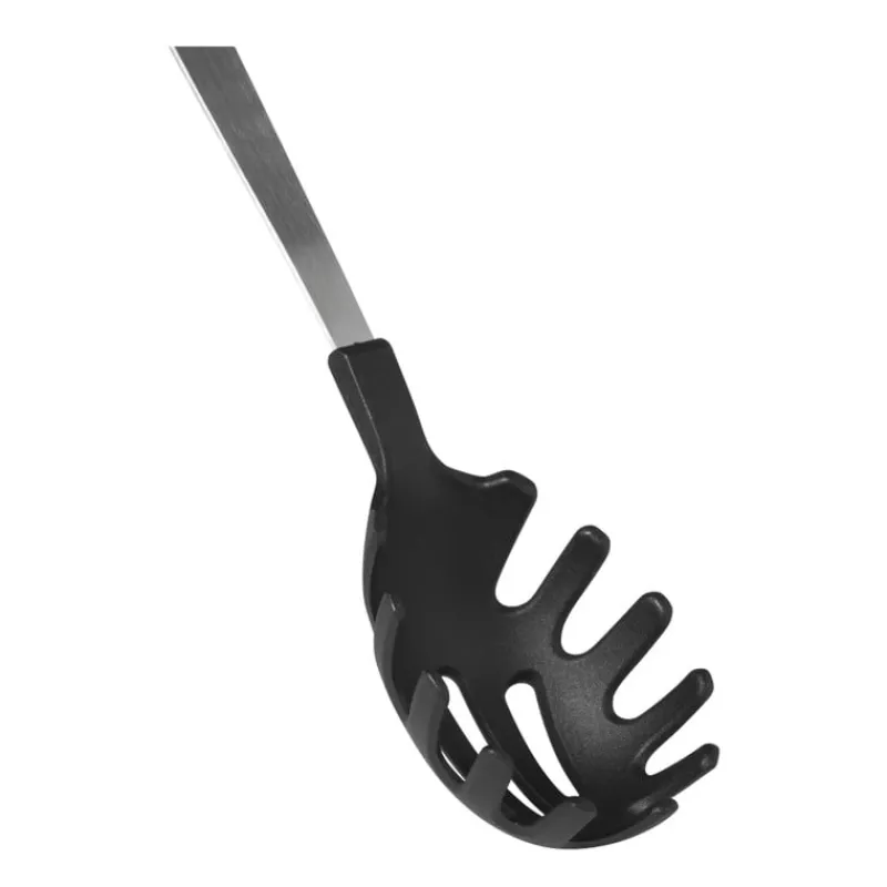 Xenos Keukengerei-Spaghettilepel London - zilverkleurig - 34 cm