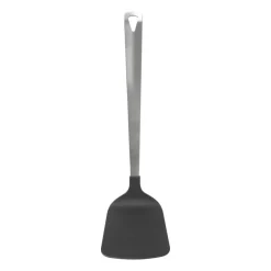 Xenos Keukengerei-Spatel London - zilverkleurig - 31 cm