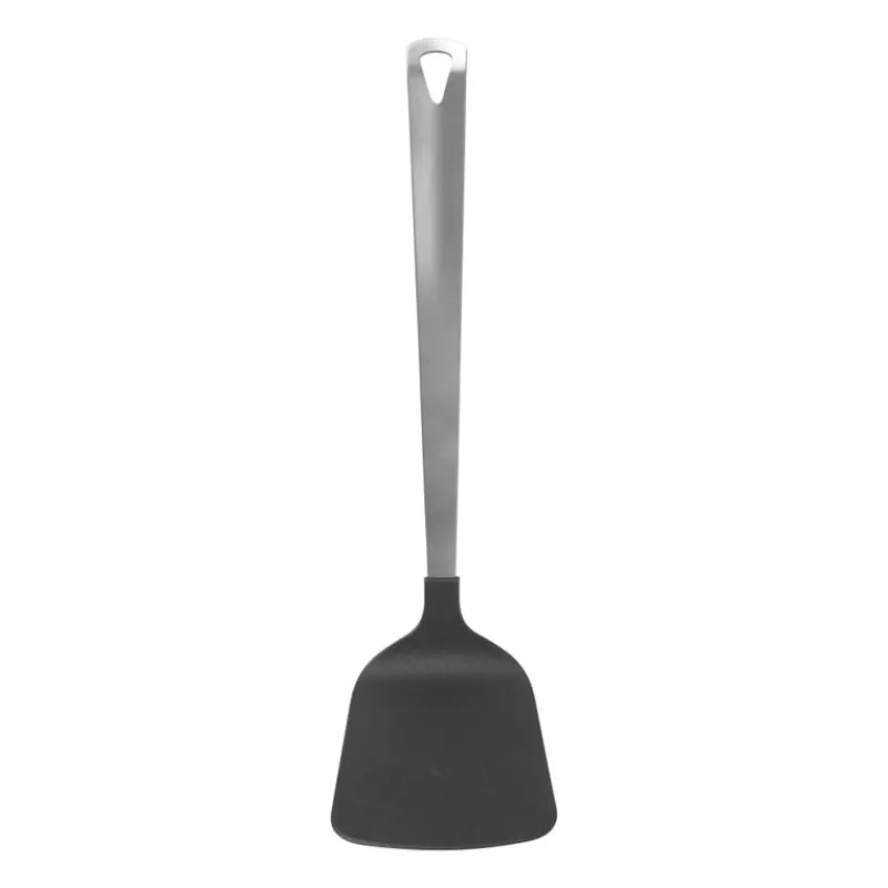 Xenos Keukengerei-Spatel London - zilverkleurig - 31 cm
