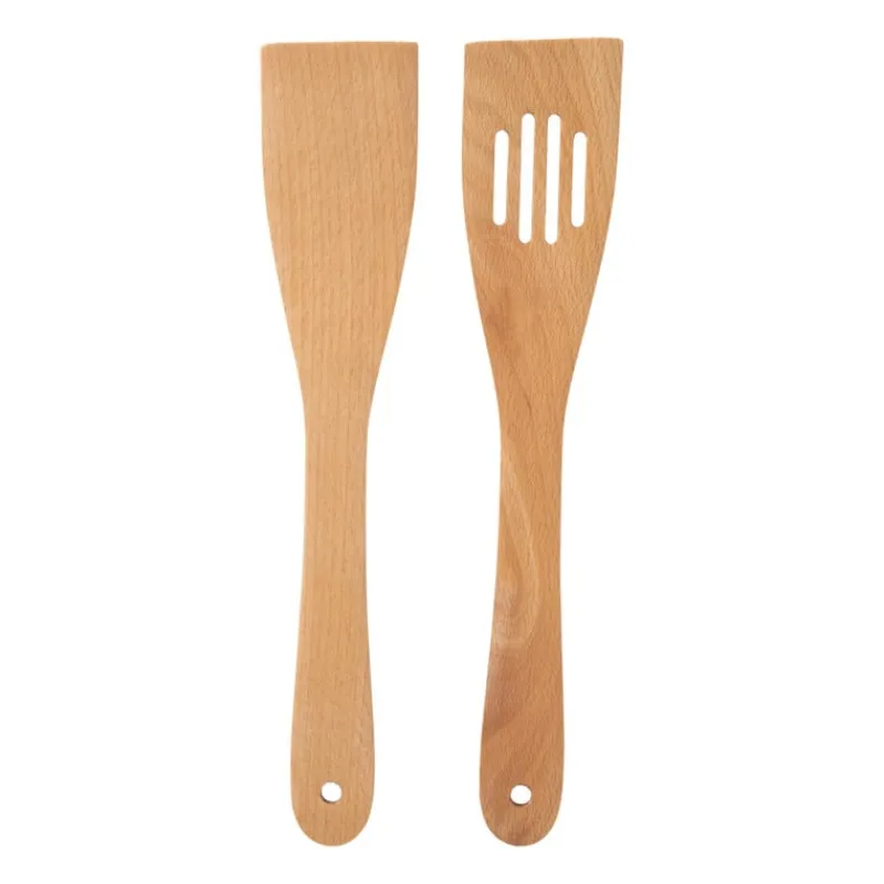 Xenos Keukengerei-Spatels - set van 2 - 0.8x30x6 cm