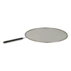 Xenos Keukengerei-Spatscherm - zwart/grijs - 30 cm