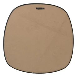 Xenos Wandspiegels-Spiegel basic - zwart - 32.5x32.5 cm