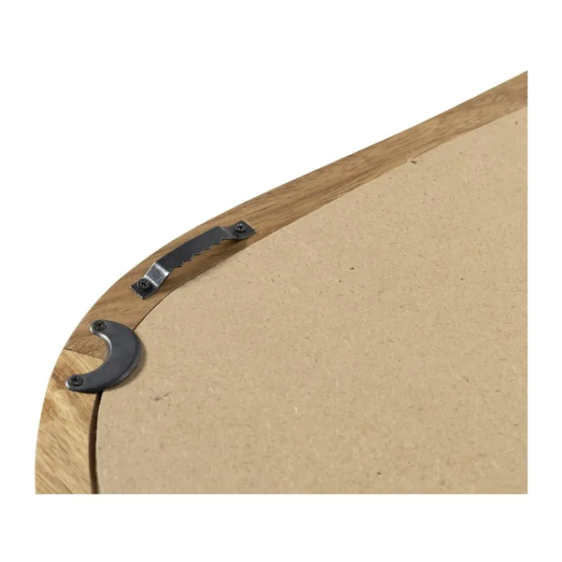 Xenos Wandspiegels-Spiegel organic - acaciahout - 55x48 cm