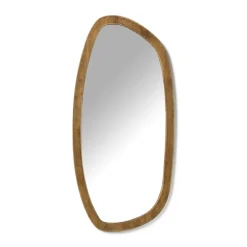 Xenos Wandspiegels-Spiegel organic - bruin - 70x33 cm