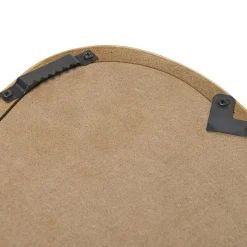 Xenos Wandspiegels-Spiegel rotan organisch - bruin - 32x49 cm