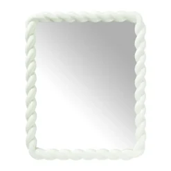 Xenos Wandspiegels-Spiegel twist - groen - 53x43 cm