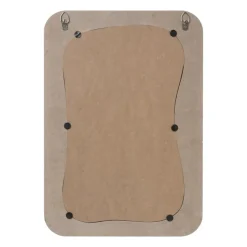 Xenos Wandspiegels-Spiegel wave - wit - 40x28 cm
