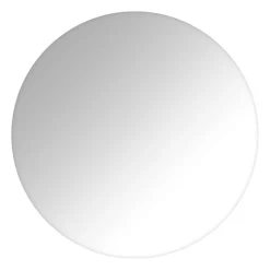 Xenos Wandspiegels-Spiegel zonder omlijsting - glas/metaal - ø50 cm