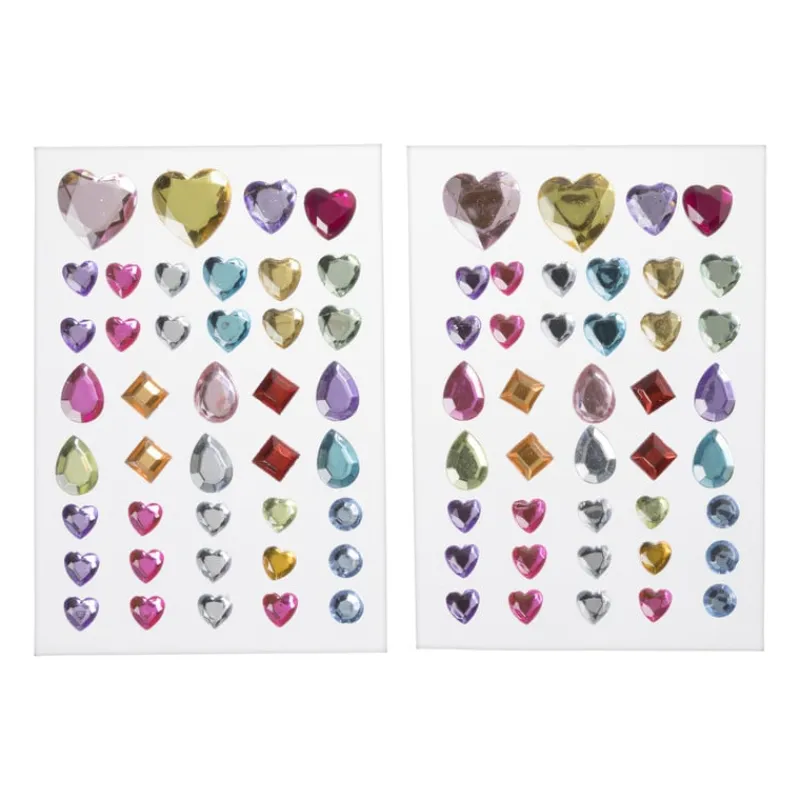 Xenos Stickers-Stickers ringstones - set van 41 - 12x10x0.5 cm