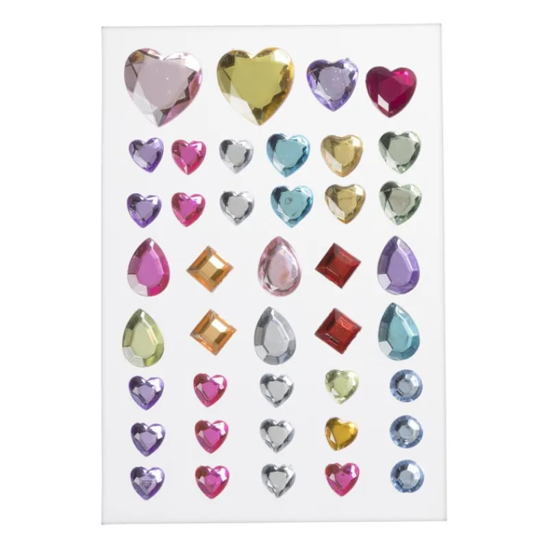 Xenos Stickers-Stickers ringstones - set van 41 - 12x10x0.5 cm