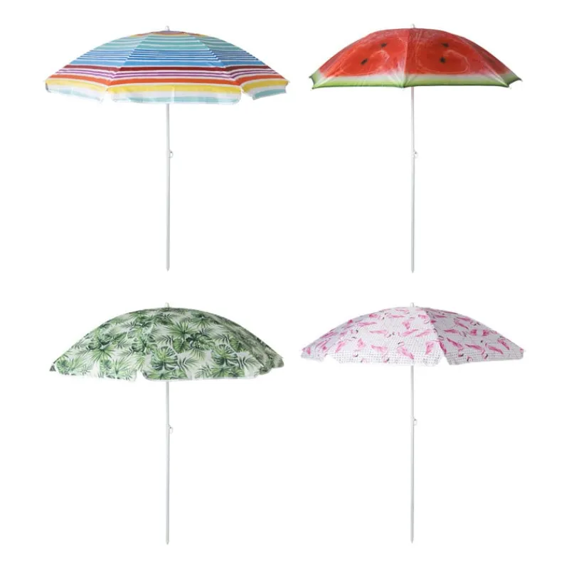 Xenos Parasols|Strandaccessoires-Strandparasol meloen - ø160x180 cm