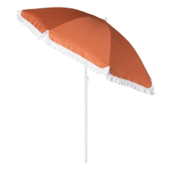 Xenos Parasols|Strandaccessoires-Strandparasol Tess - oranje - ø150x180 cm