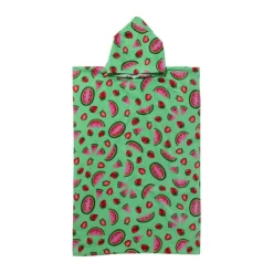Xenos Strandaccessoires-Strandponcho watermeloen - multikleur - 75x220 cm