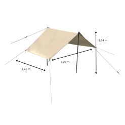 Xenos Strandaccessoires|Tenten-Strandtent/tarp - 220x145x114 cm
