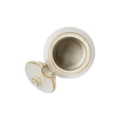 Xenos Koffie Accessoires|Thee Accessoires-Suikerpot - beige - ø9x10.3 cm