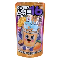 Xenos Koude Dranken-Sweet16 passion mango pouch drink ADE - 200 ml