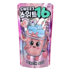 Xenos Koude Dranken-Sweet16 peach pouch drink ADE - 200 ml