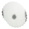 Xenos Taartdecoratie-Taartonderleggers - zilverkleurig - set van 4