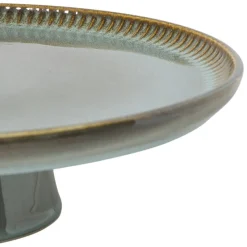 Xenos Taartplateaus|Kerst Bakken-Taartplateau Toscane - groen - ø30x8 cm