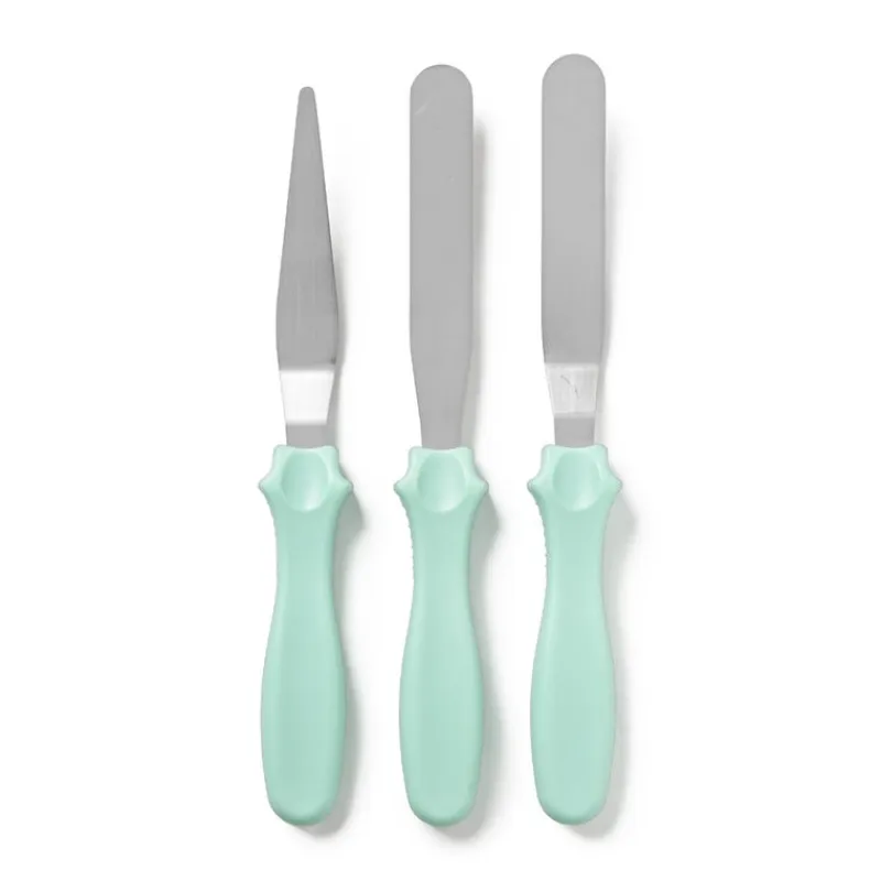 Xenos Keukengerei-Taartspatel - mint - set van 3