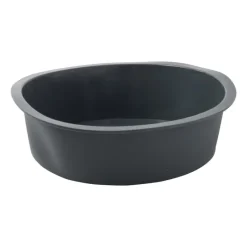 Xenos Bakvormen-Taartvorm siliconen rond - grijs - ø23x5 cm