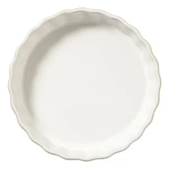 Xenos Bakvormen|Ovenschalen-Taartvorm Toscane S - wit - ø12x2.5 cm