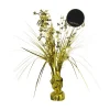 Xenos Kinderfeestjes-Tafeldecoratie happy birthday - goudkleurig - 42 cm