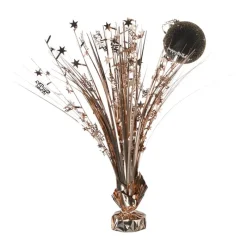 Xenos Kinderfeestjes-Tafeldecoratie happy birthday - rosé goud - 42 cm