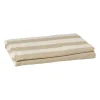 Xenos Tafelkleden|Kersttafelkleden-Tafelkleed gestreept groot - wit/beige - 145x320 cm