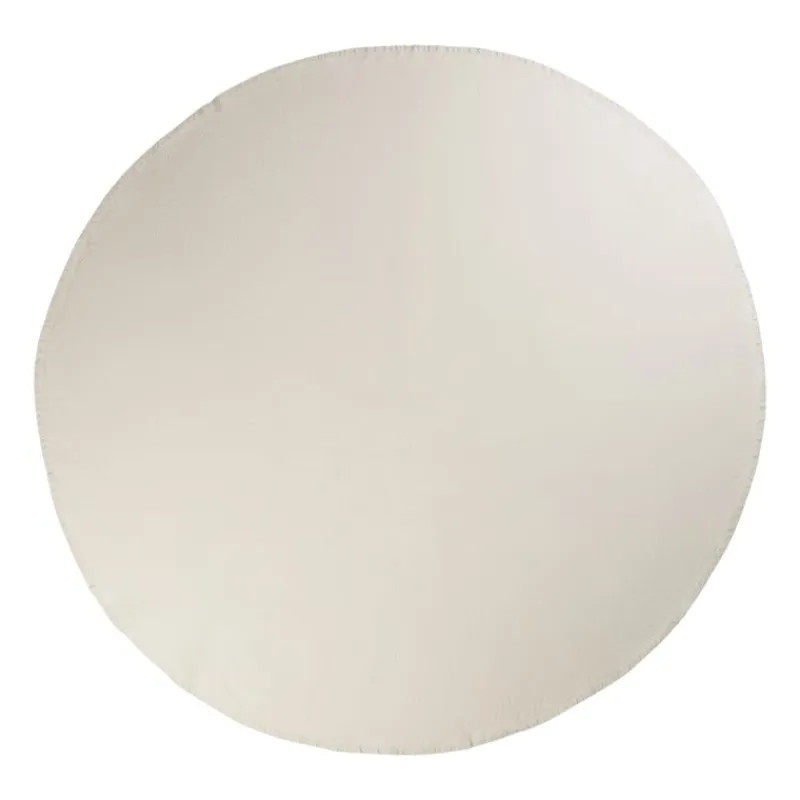 Xenos Tafelkleden|Kersttafelkleden-Tafelkleed rond - zand - ø160 cm