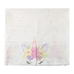 Xenos Wegwerptafelkleden|Kinderfeestjes-Tafelkleed unicorn - papier - 136x220 cm