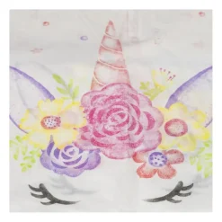 Xenos Wegwerptafelkleden|Kinderfeestjes-Tafelkleed unicorn - papier - 136x220 cm