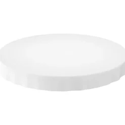 Xenos Tafelkleden|Kersttafelkleden-Tafellaken rond - wit - ø180 cm