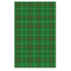 Xenos Tafelkleden|Kersttafelkleden-Tafellaken Tartan - groen - 138x220 cm