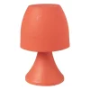 Xenos Tafellampen-Tafellamp - oranje - ø12.5x19.5 cm