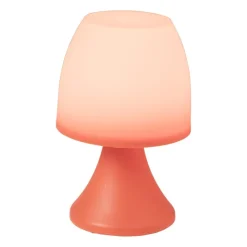 Xenos Tafellampen-Tafellamp - oranje - ø12.5x19.5 cm