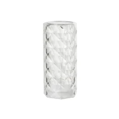 Xenos Kerstcadeaus|Tafellampen-Tafellamp diamant - multikleur - 7x7x15.8 cm