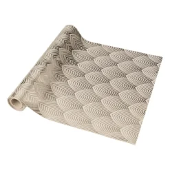 Xenos Kersttafelkleden-Tafelloper decostof - velvet/polyester - 28x150 cm