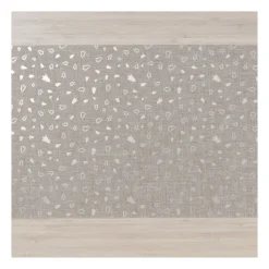 Xenos Kersttafelkleden-Tafelloper decostof - velvet/polyester - 28x150 cm