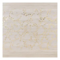 Xenos Kersttafelkleden-Tafelloper decostof - velvet/polyester - 28x150 cm