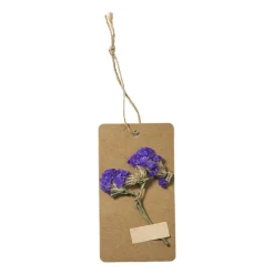 Xenos Kunstbloemen-Tag met droogbloemen - diverse varianten - 9 cm