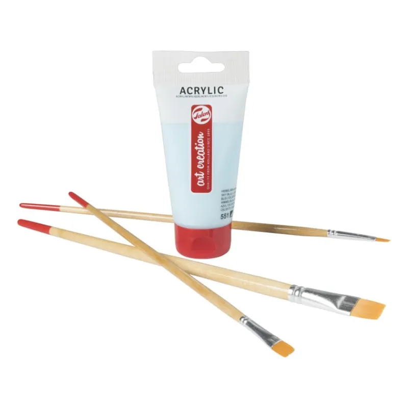 Xenos Verf-Talens acrylverf - blauw - 75 ml