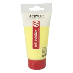 Xenos Verf-Talens acrylverf - geel - 75 ml
