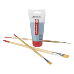 Xenos Verf-Talens acrylverf - metallic blauw - 75 ml