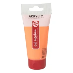 Xenos Verf-Talens acrylverf - oranje - 75 ml