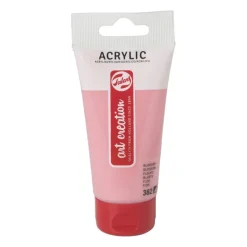 Xenos Verf-Talens acrylverf - roze - 75 ml
