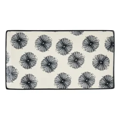 Xenos Sushi Servies|Tapasservies-Tapas bord Sevilla - bloemen - 28x15.5 cm